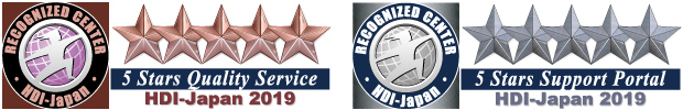 5 Stars Quality Service HDI-Jpan 2018
